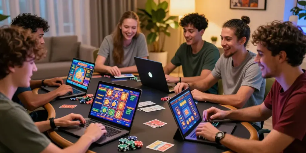 Pengalaman bermain betslots88 secara online dengan pemain menikmati permainan slot dalam suasana hangat dan nyaman.