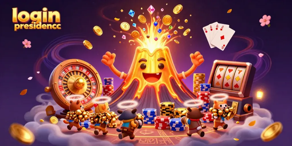 Experience the thrill of login presidencc with coins and treasures erupting in action-packed 3D!