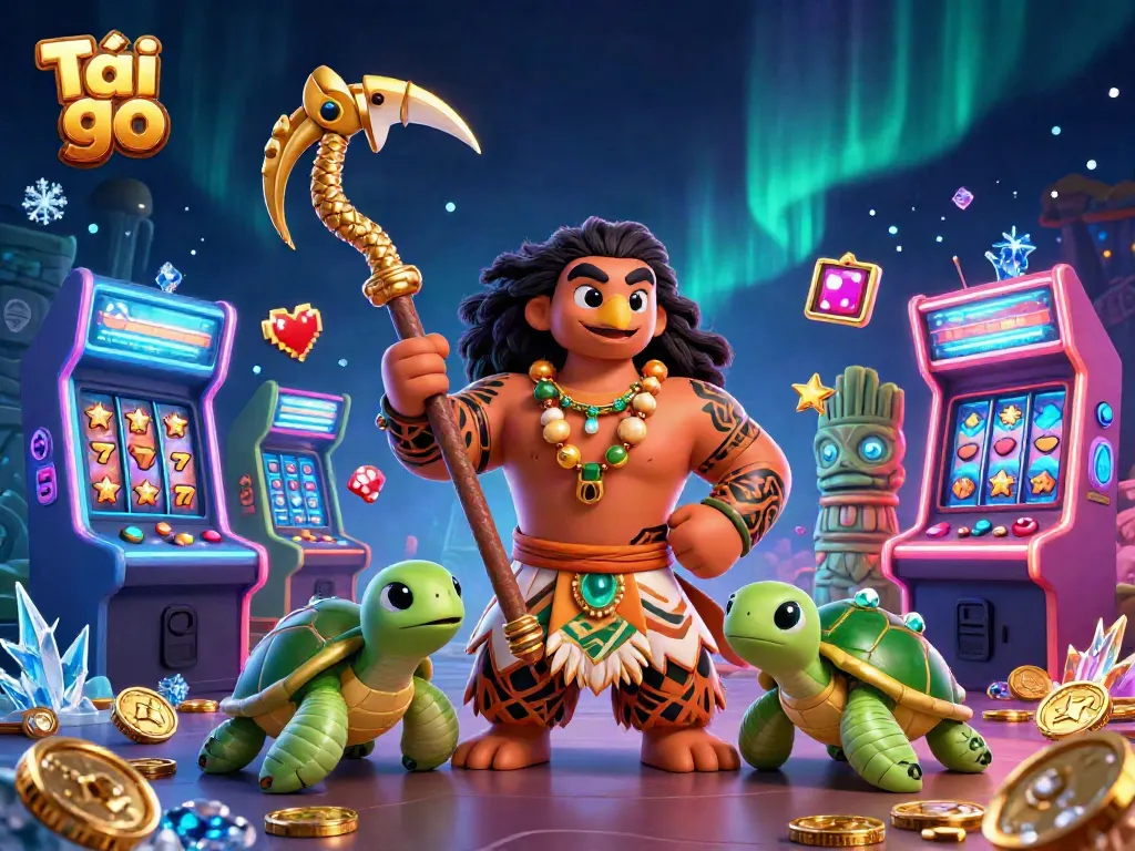 Experience the thrill of Tải go 88 with vibrant casino elements and charming characters in action.
